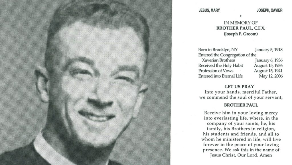 WP paul groom prayer card